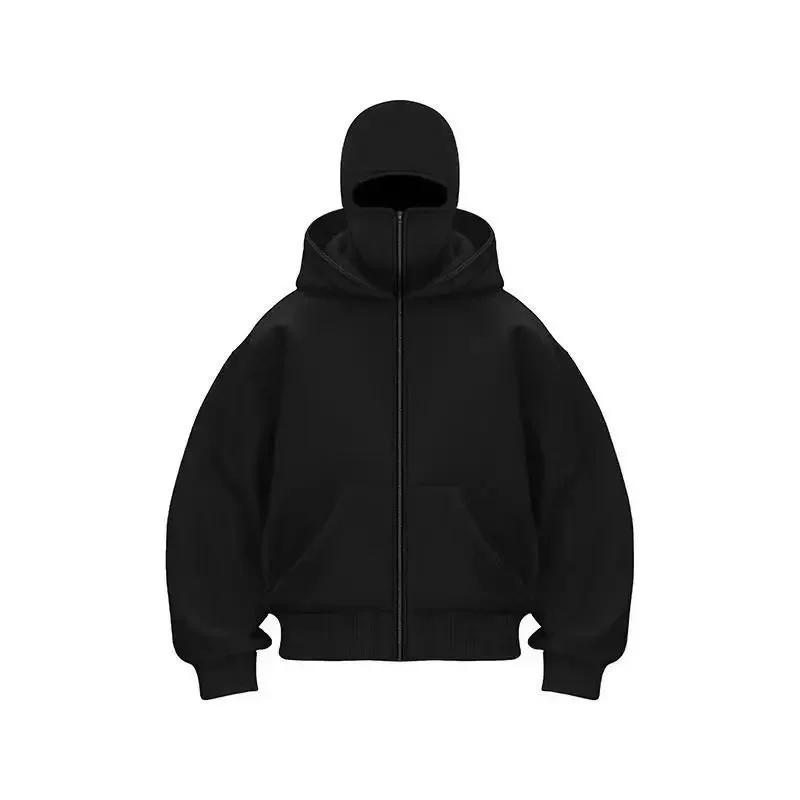 Cagoule gothique Y2K pour hommes et femmes, Harajuku, nouvel article d'hiver, sweat-shirt à Double c