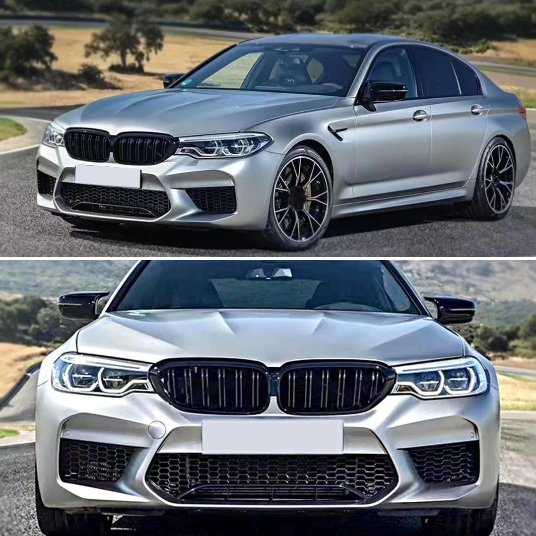 Grille de pare-chocs avant pour BMW série 5 M5 G30 G31 520i 530i 540i ABS calandre avant noir brilla