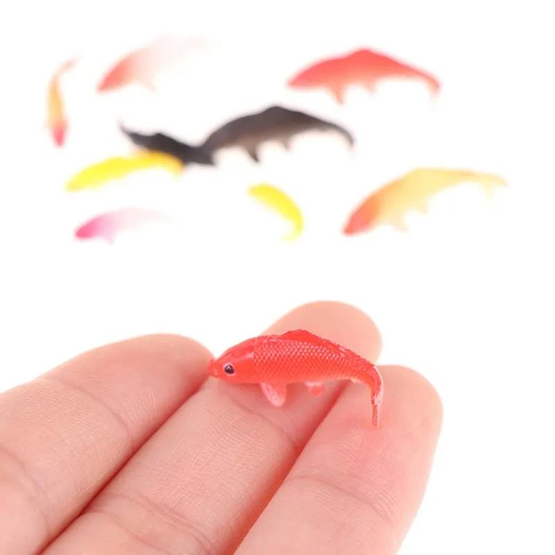 Mini modèle Miniature de poisson, poisson, carpe, Animal de Simulation, jouets pour enfants, bricola
