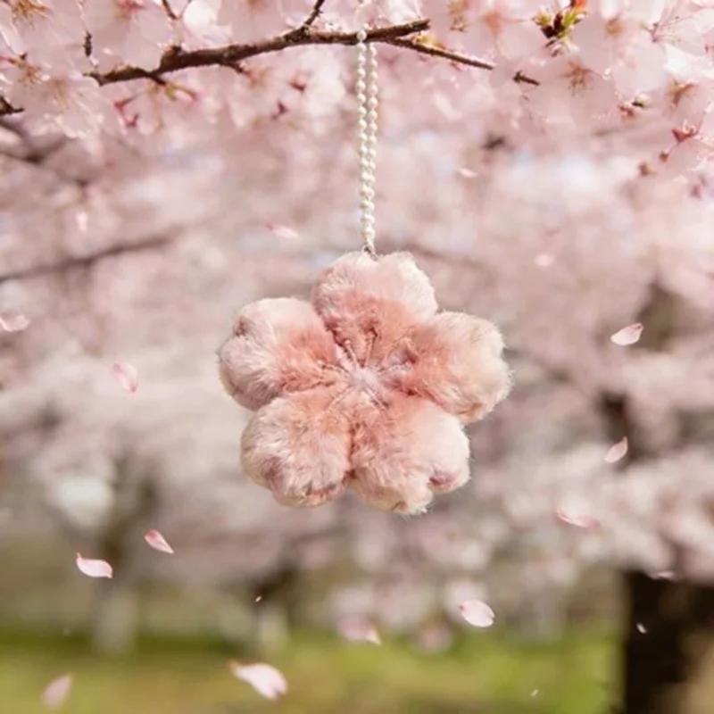 Nouvelle série Sakura 2026 : Pendentif porte-clés en peluche réconfortant, cadeau mignon pour fille,