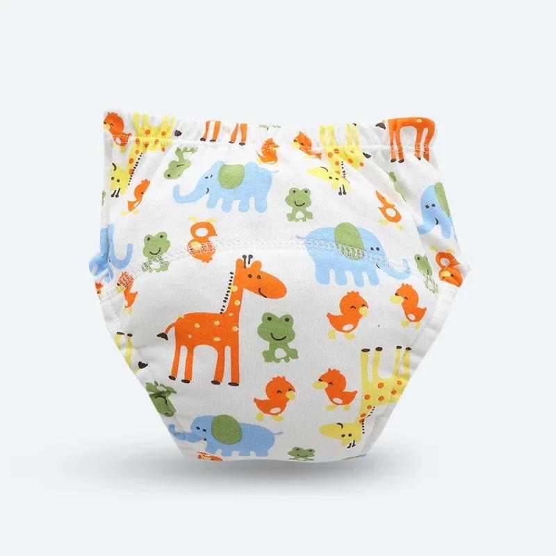 Couches imperméables réutilisables en coton doux pour bébé, shorts de pipi, pantalons d'entraînement