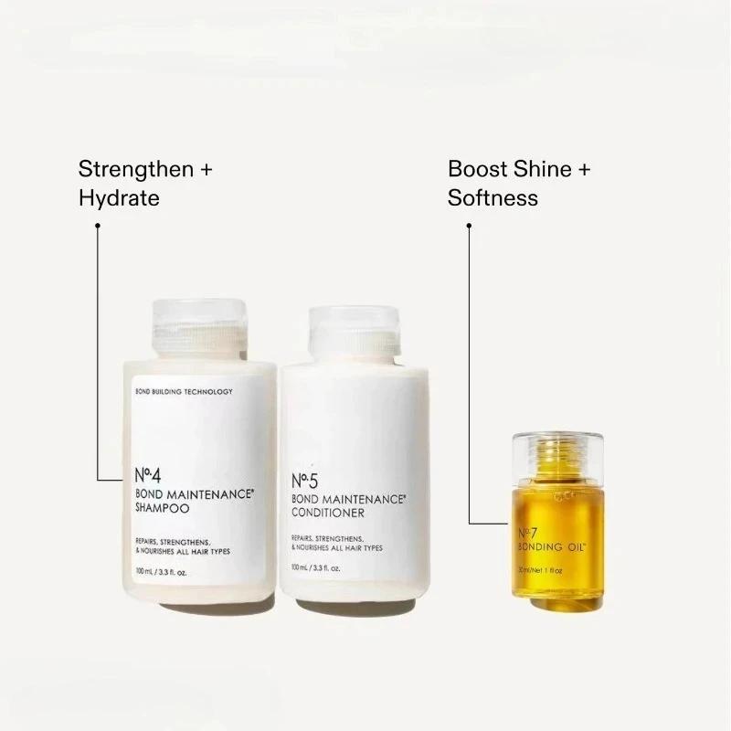 Série de soins capillaires Shine Hair Kit N°3, 4, 5, 6, 7 : Masque capillaire, Shampooing, Après-sha