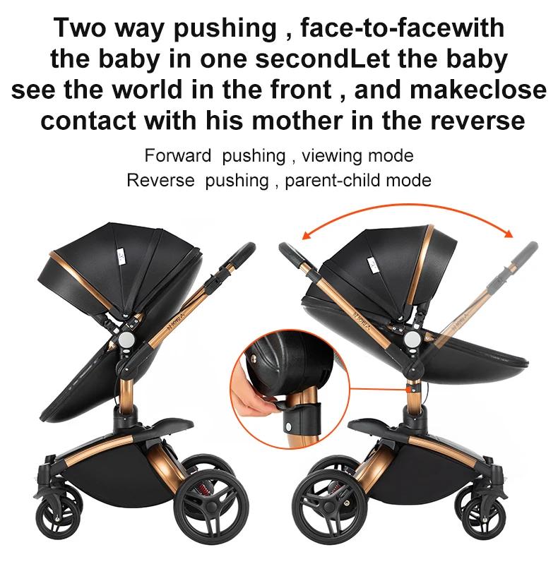 Poussette bébé voiture pour landau pour nouveau-né bébé accessoires bébé Buggy infantile 3 en 1 pous