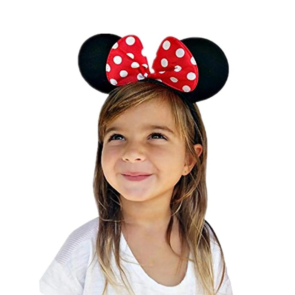 12 pièces en gros femmes fille souris oreilles bandeaux cheveux cerceau fête Cosplay arcs bandeau ch