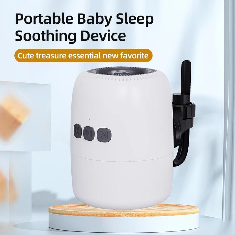 Poussette bébé mains libres, balançoire automatique, dispositif de vibration avec sons apaisants, co