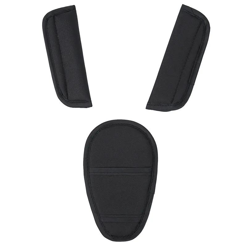 Coussinets de ceinture de sécurité de voiture doux pour bébé, housses de harnais de poussette, couss