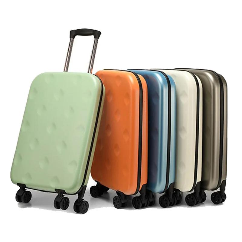Valise à roulettes pliable à 4 roues avec poignée rétractable, valise de rangement portable, serrure