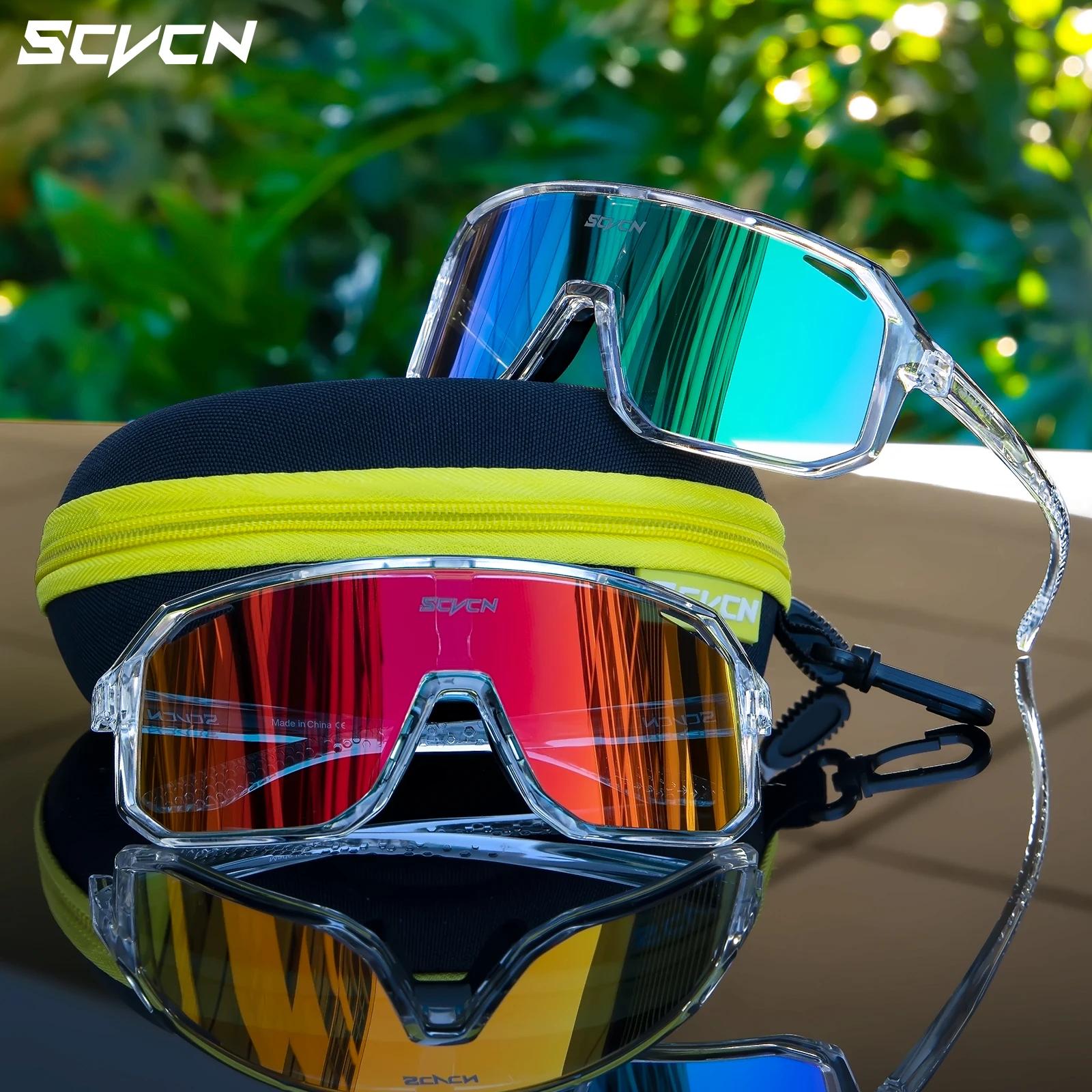 SCVCN cyclisme lunettes de soleil hommes vtt route conduite vélo lunettes Sports de plein air femmes