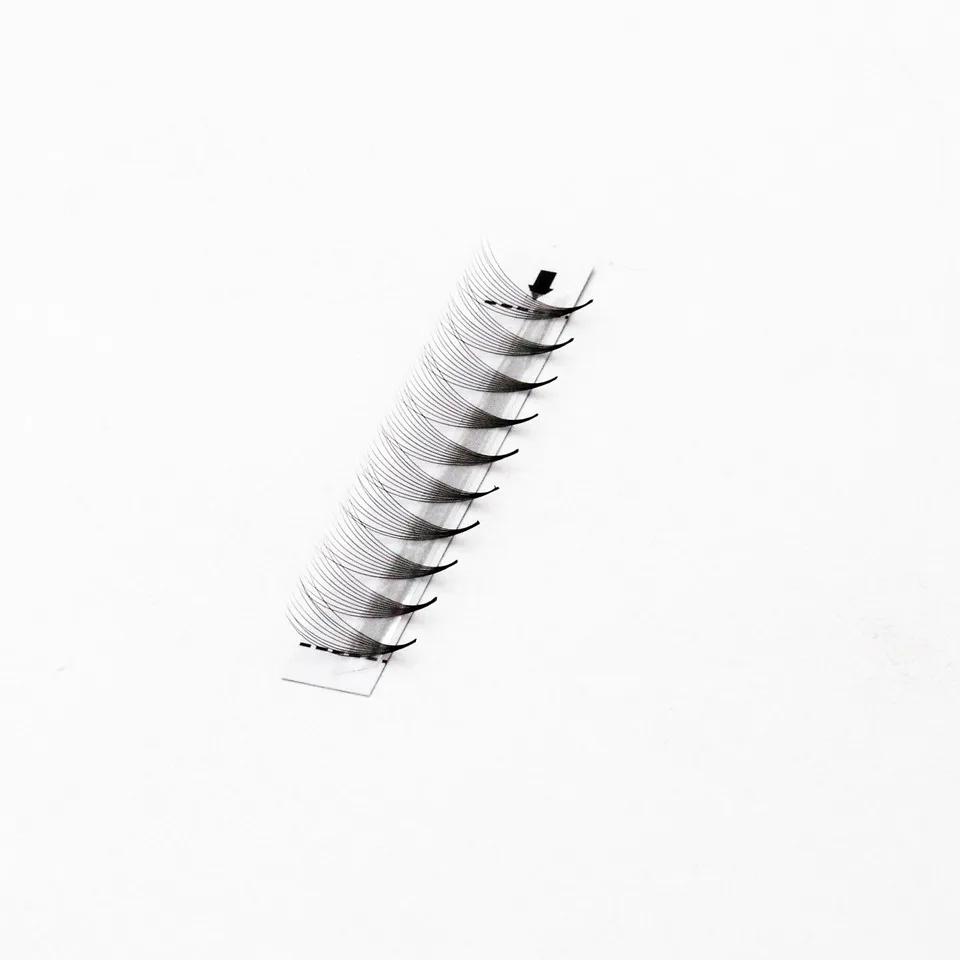AGUUD-Extensions de cils préfabriquées, 10 plateaux/lot, volume russe, super éventails, aiguille, ti