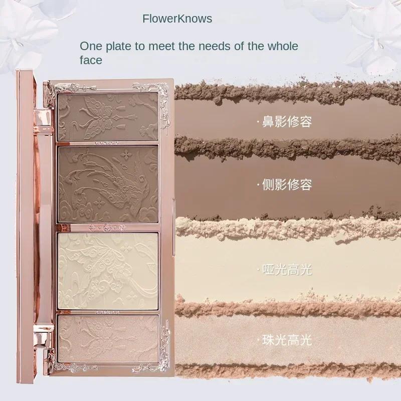 Fleur connaît le maquillage papillon nuage collier Collection en relief surbrillance et Contour Pale