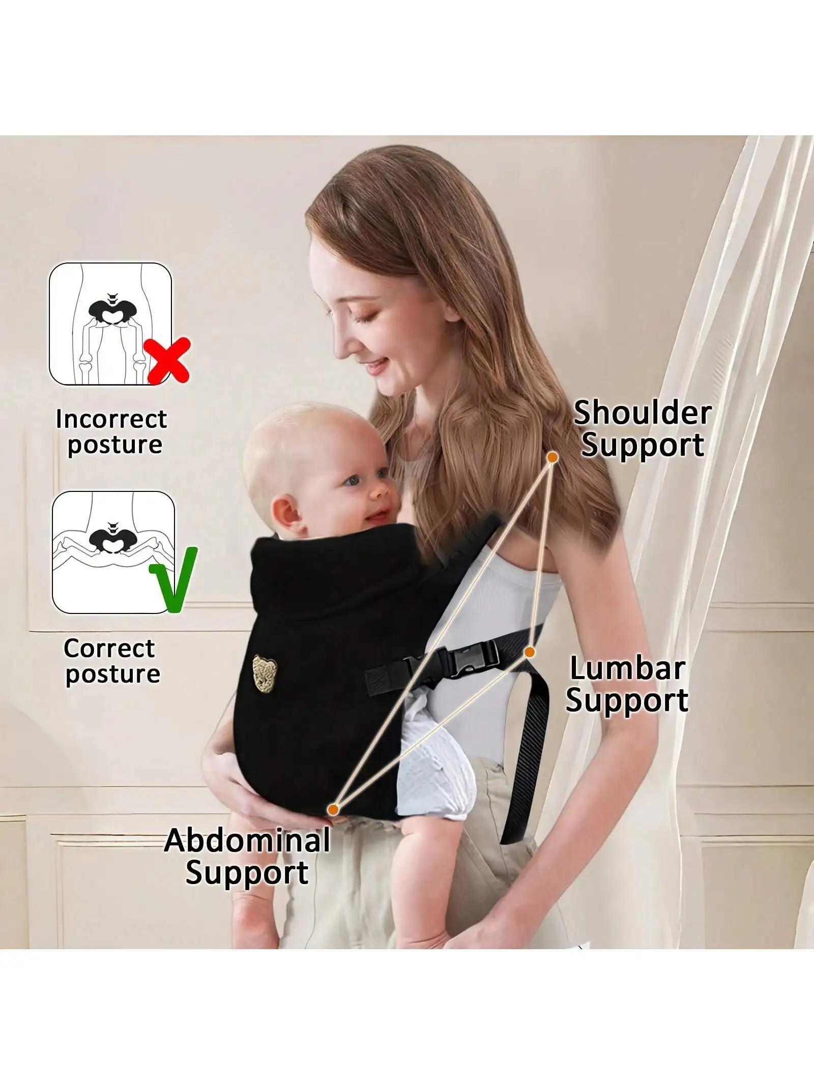 Porte-bébé multifonctionnel d'ingénierie physique 1 pièce, équipement de voyage portable 4 en 1, san