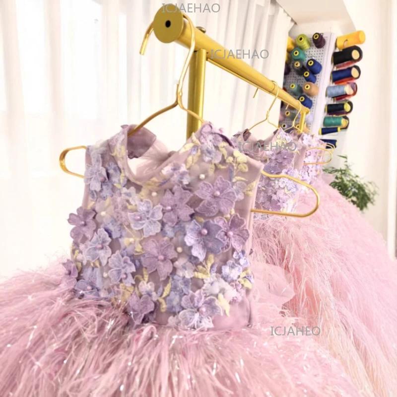 Nouvelle Robe de Cérémonie Élégante Sans Manches pour Enfants, Tenue de Fête d'Anniversaire, Robe de