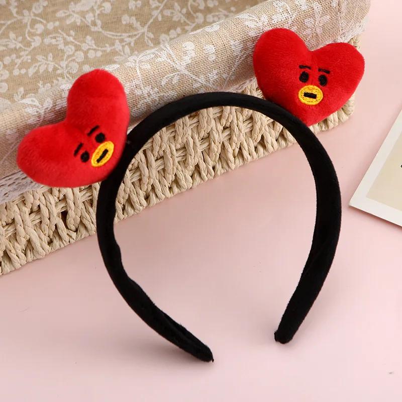 Bandeau BT21 koya RJ Shooky Man Tata Chimmy Cooky, dessin animé créatif, poupée mignonne, bandeau de
