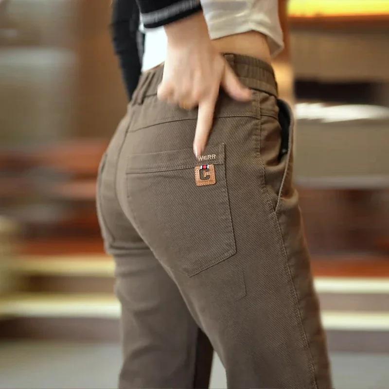 Pantalon décontracté pour hommes, nouveau Design de printemps, mode coréenne, régulier, élastique, S