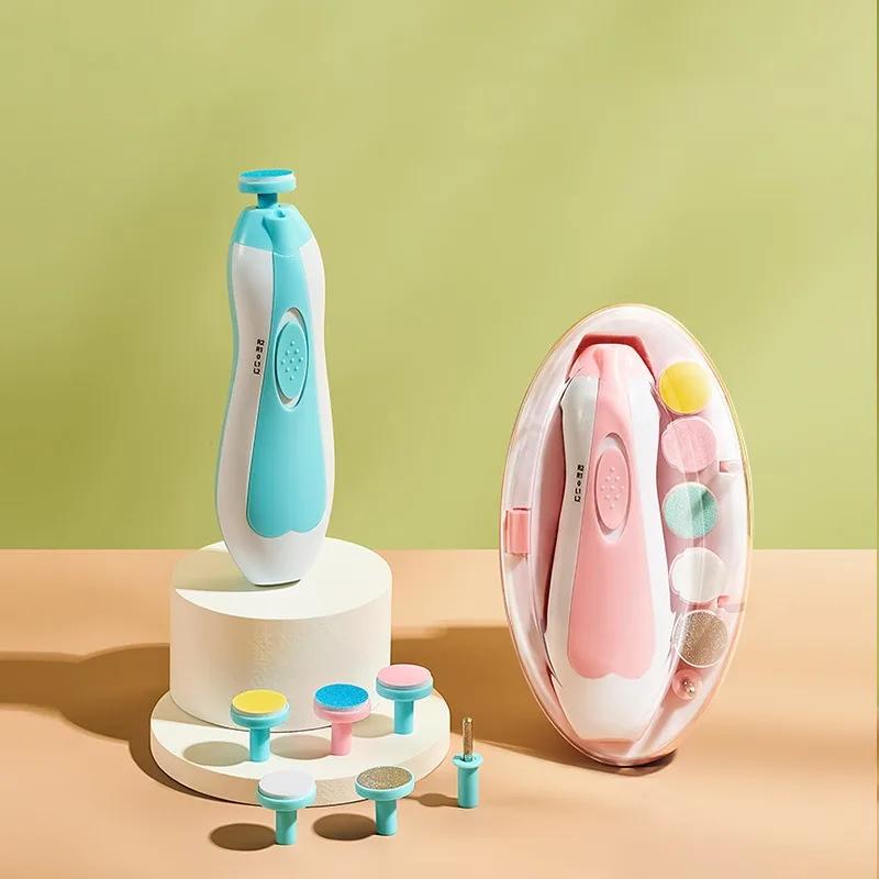 Coupe-ongles électrique multifonctionnel pour bébé, ensemble d'outils de manucure, coupe-ongles pour