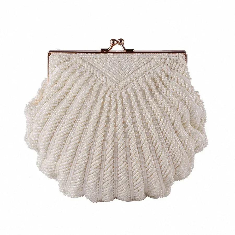 Sacs de soirée Femmes Pochette de soirée Pochettes de mariage Patients Sac à main Perle Perlée Mode 