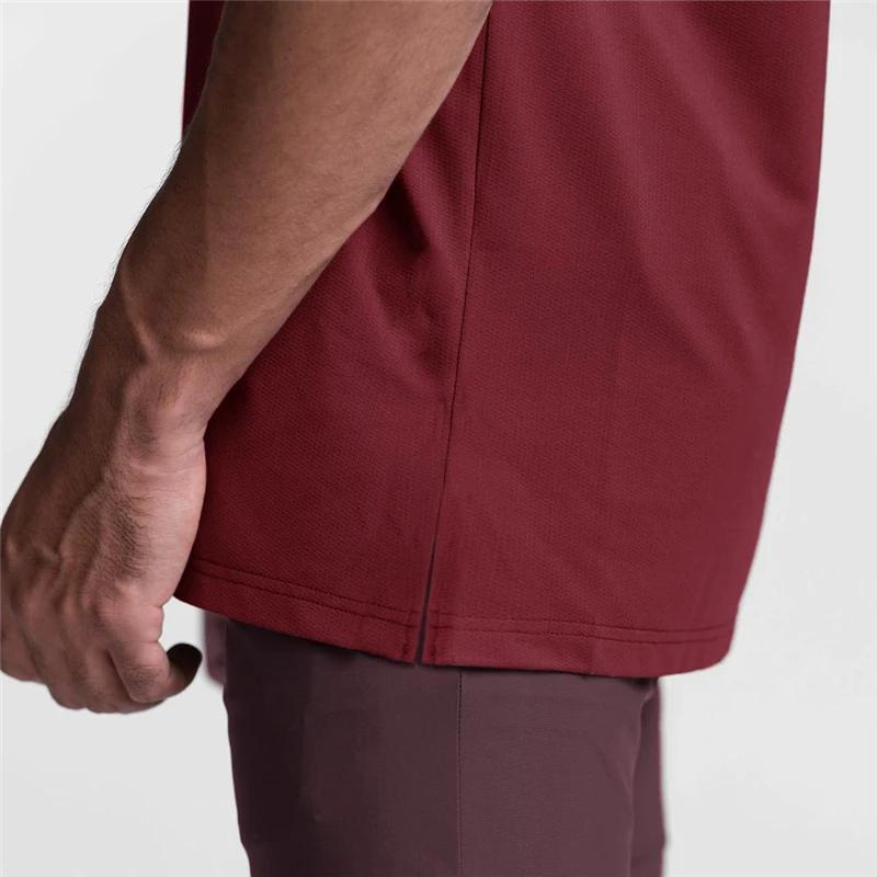 Débardeur d'exercice respirant pour hommes, Fitness, course à pied, sport décontracté, T-shirts sans