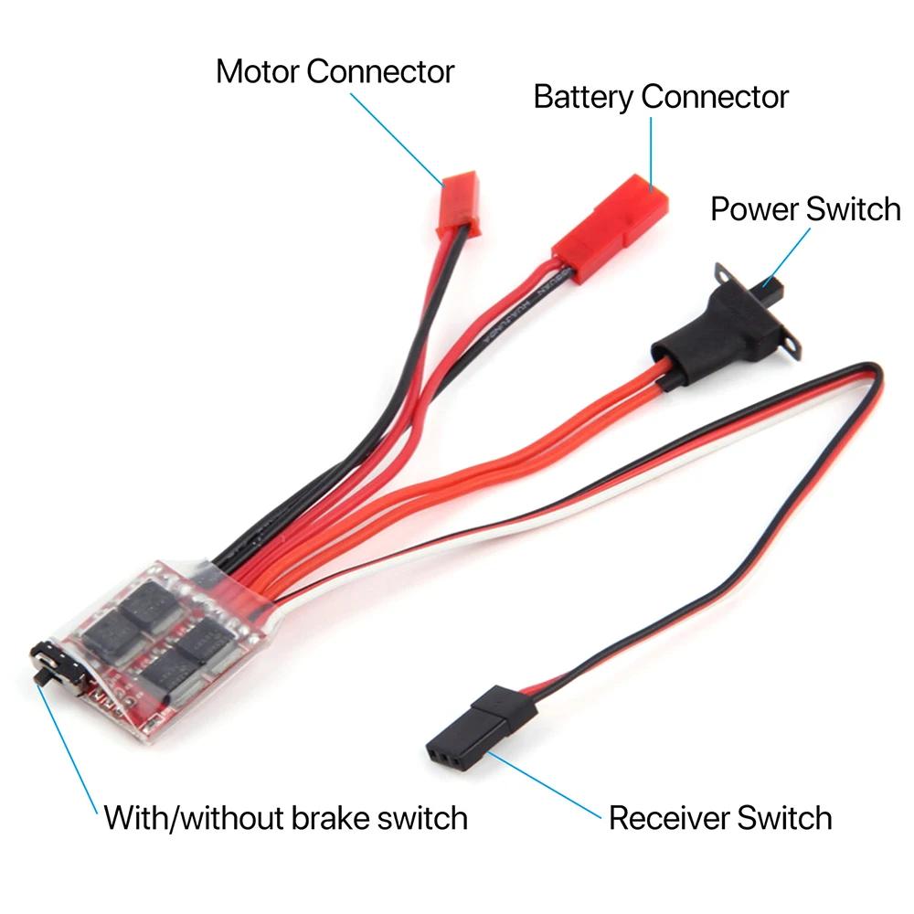Micro ESC 20A 30A brossé ESC RC ESC contrôleur de vitesse électrique 2S 4 ~ 8v pour bricolage Mini 1