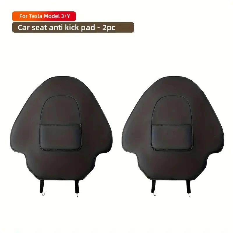 Tapis de protection arrière de siège de voiture pour Tesla modèle 3/Y, tapis de protection anti-rayu