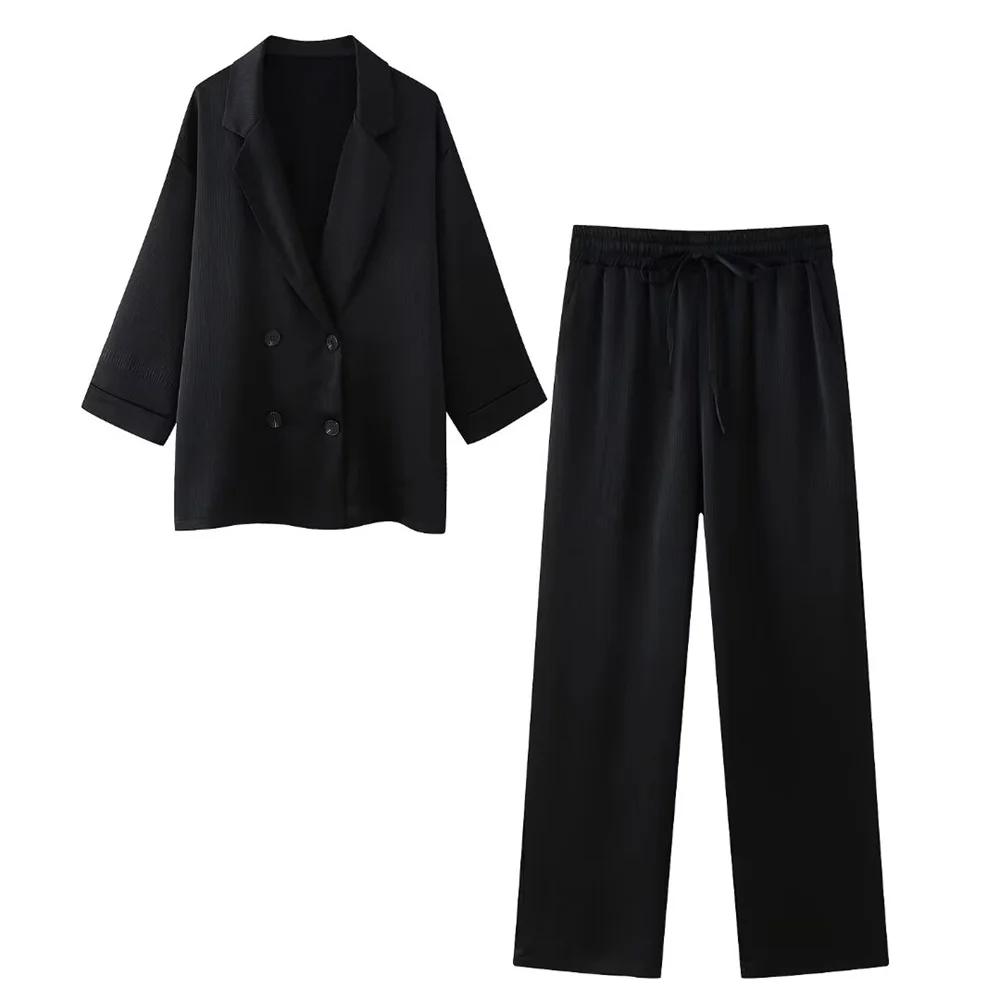 Ensemble veste et pantalon pour femmes, Style européen et américain, nouvelle collection printemps e