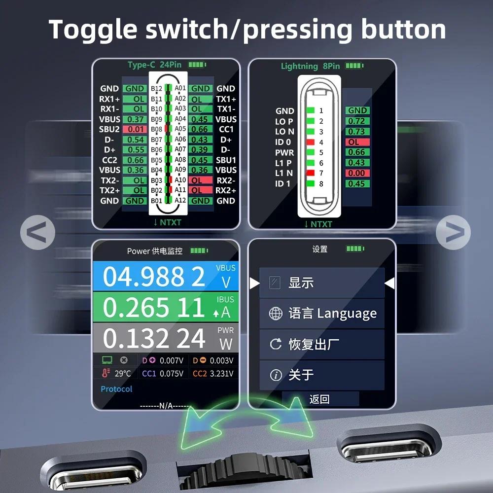 QIANLI iBridge A3 détecteur de prise arrière de téléphone portable Support des dispositifs d'interfa
