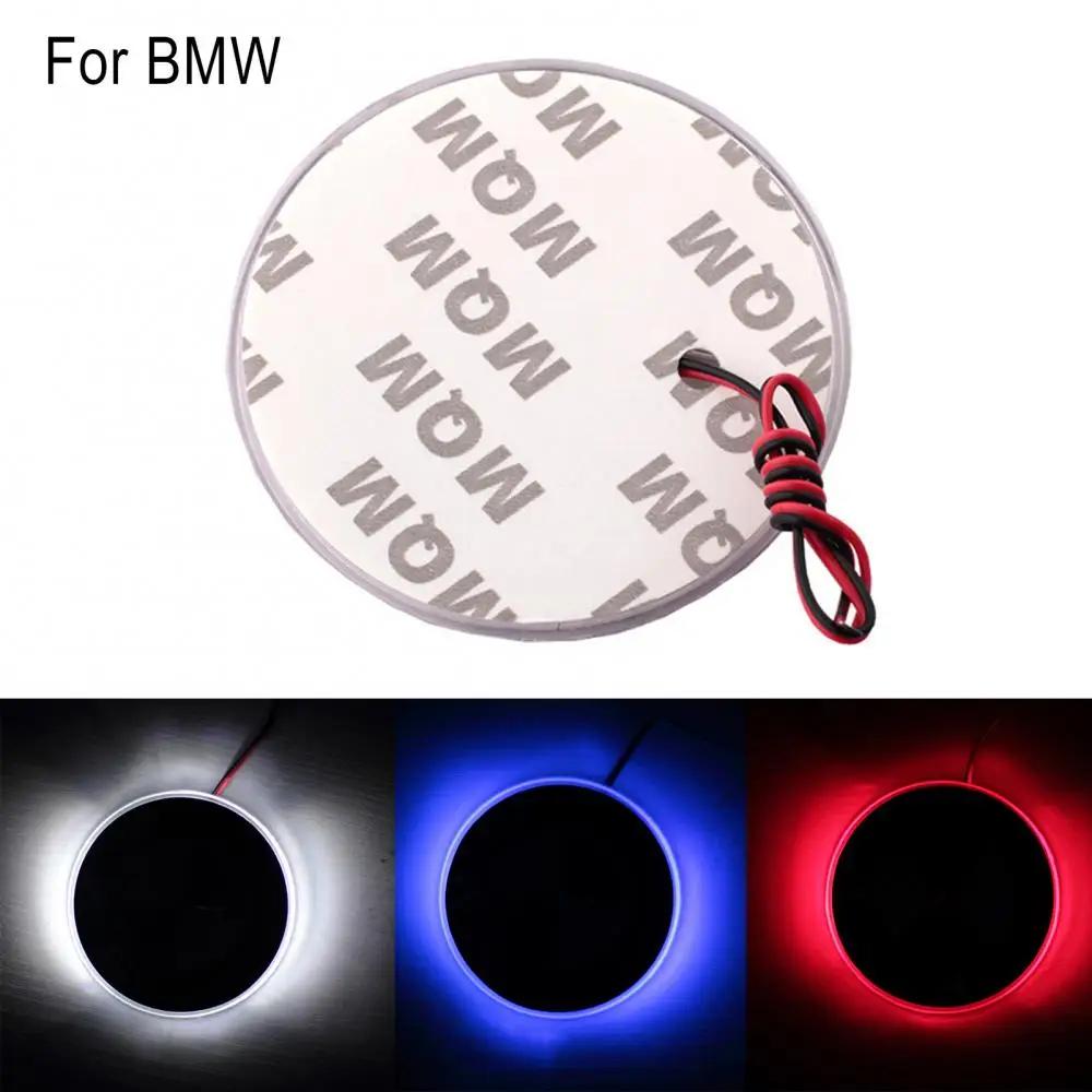 LED 2D Logo de voiture Badge arrière lumière latérale autocollant emblème feu arrière décor pour BMW