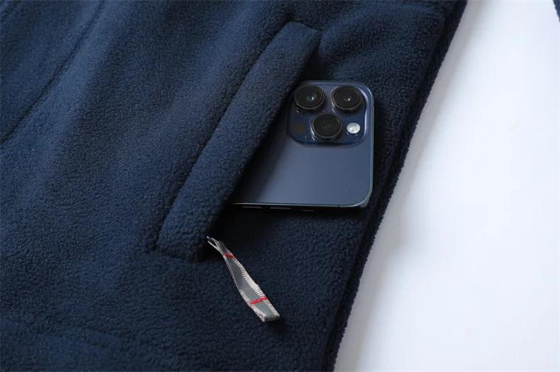 Veste polaire d'hiver de marque pour hommes, veste en laine épaisse décontractée, Design de haute qu