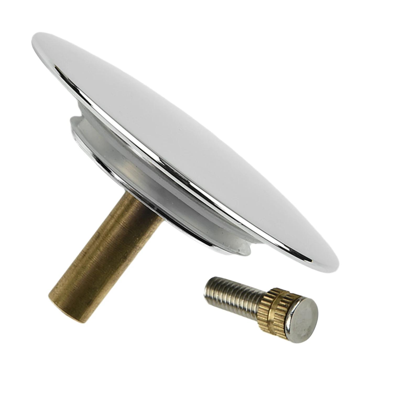 HOSink-Bouchon de Vidange Réglable pour Lavabo, Accessoire de 70mm, à Cliquer, avec Bouton Poussoir