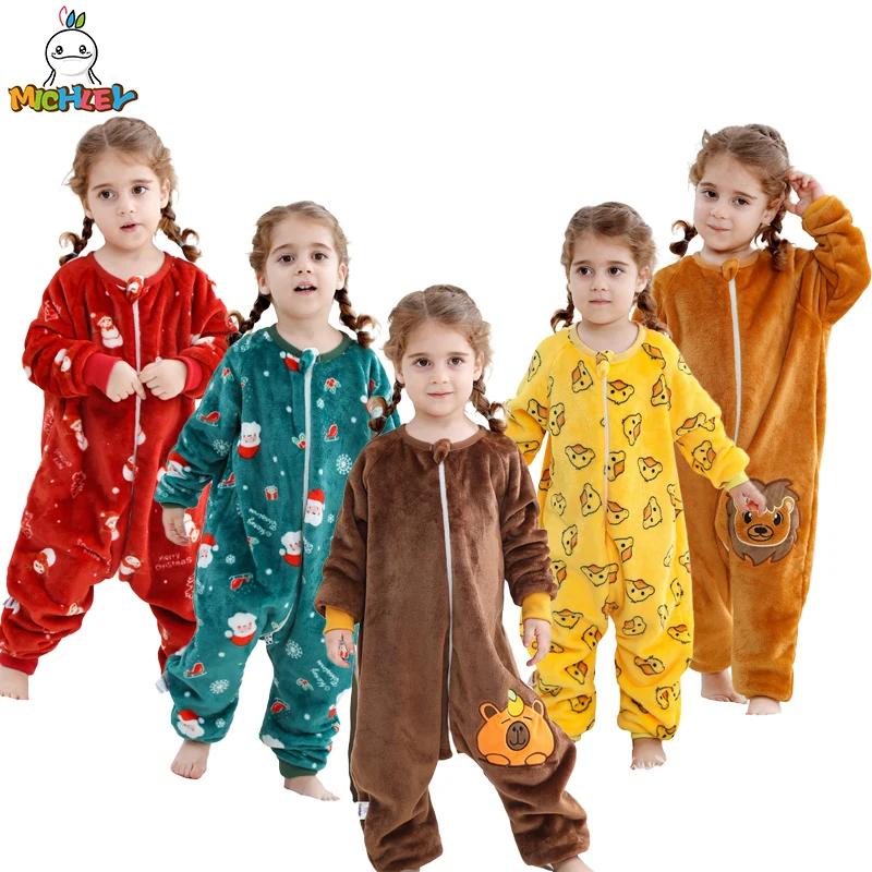 MICHLEY Capitala dessin animé flanelle enfants bébé sac de couchage sac vêtements d'hiver enfant en 
