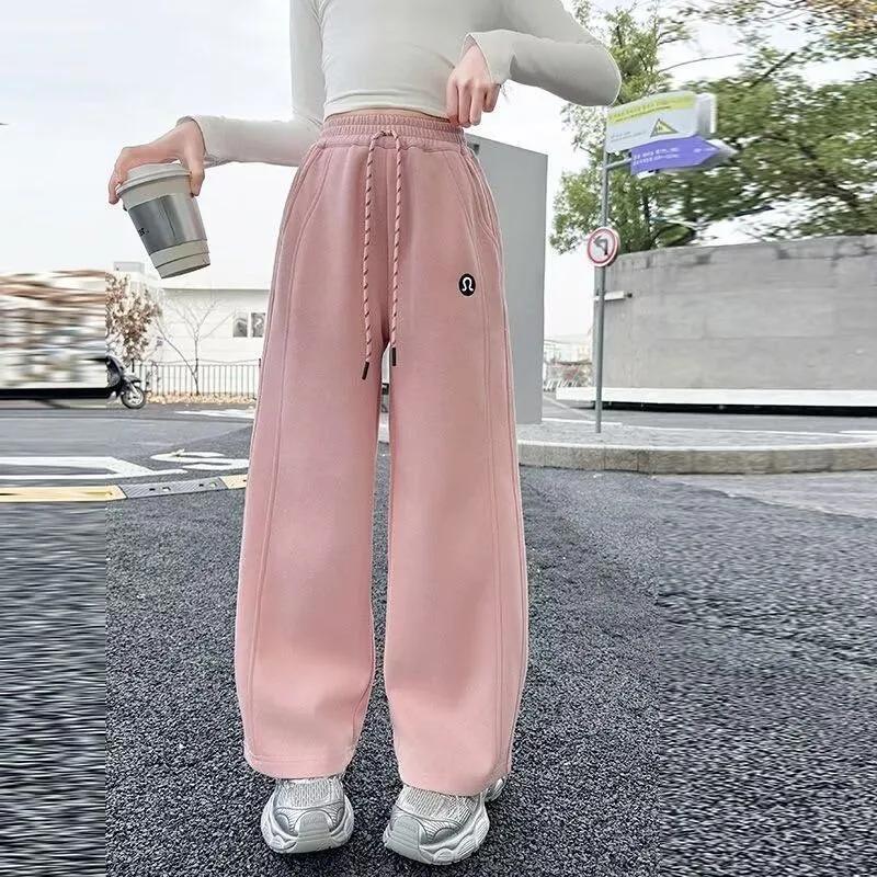 2025 Nouveaux jogging décontractés à coupe ample et tendance pour filles - Pantalons de sport pour e