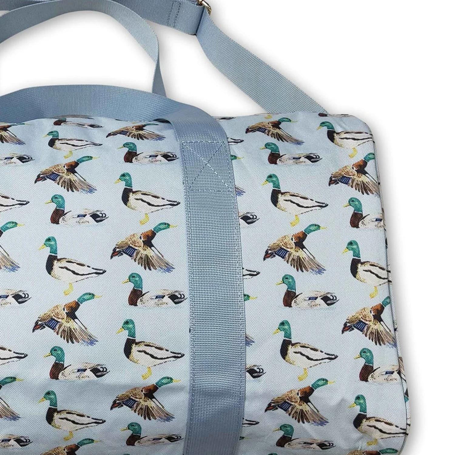 Sac de voyage en toile de coton à rayures avec sangle