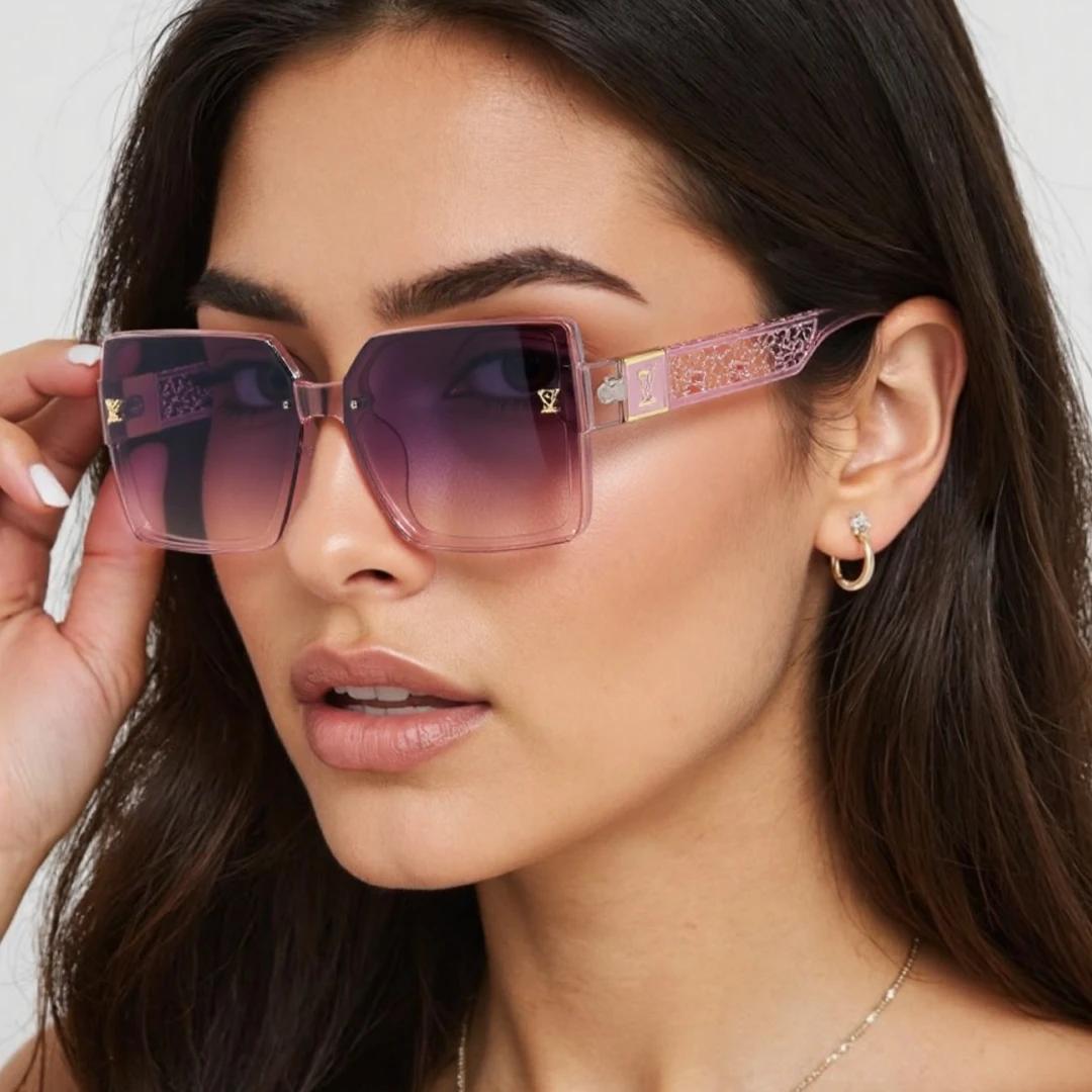 Nouvelle boîte de mode de luxe lunettes de soleil dames lunettes de soleil pare-soleil haute sens