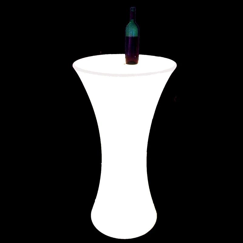 Coque en plastique, table de bar, extérieur, plastique PE, sans source de lumière, D20cm, D25cm, D30
