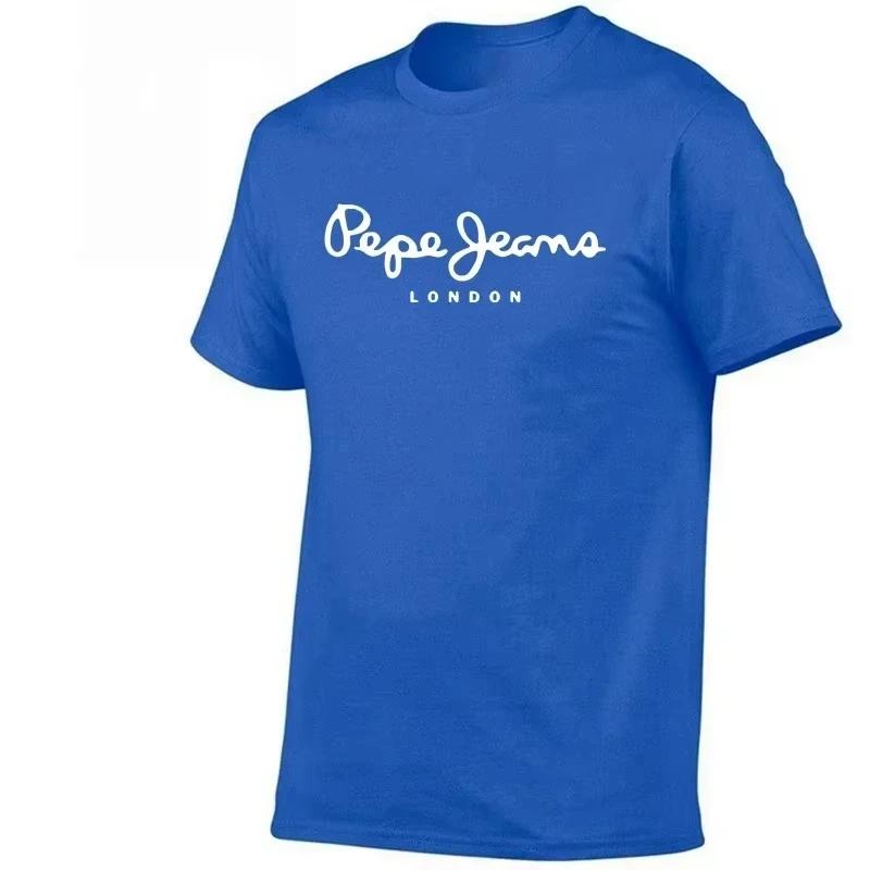 Nouveau T-shirt Pepe Jeans London Logo 2026, T-shirt d'été pour homme à manches courtes, tendance et