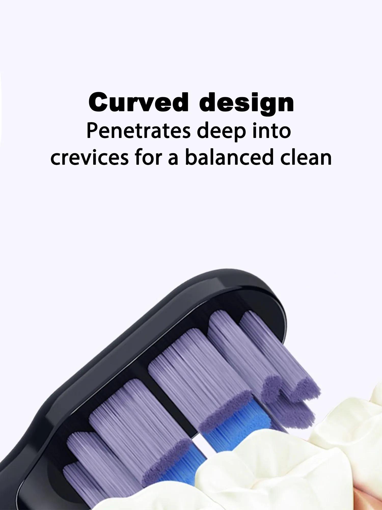 4 pièces pour Xiaomi Mijia T700 têtes de brosse à dents électrique sonique 3D blanchiment Oral tête 
