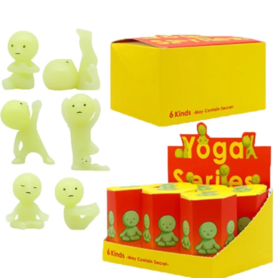 Cadeau : Boîte mystère surprise de figurines d'action luminescentes vertes de plusieurs séries, modè