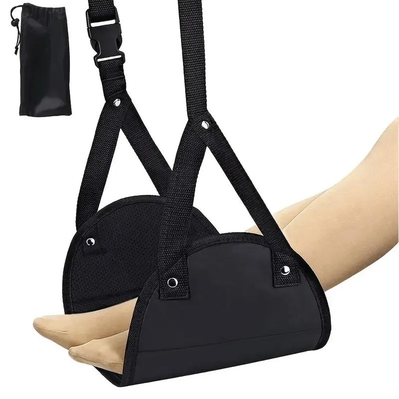 Tapis de pied portable - Sangle réglable Tapis de repos de bureau Tapis de pied Hamac Tapis de pied