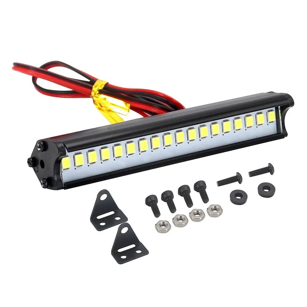 Barre lumineuse Led pour toit de voiture Rc, projecteur 53-149mm pour 1/10 Trxxas Trx4 Defender Trx6