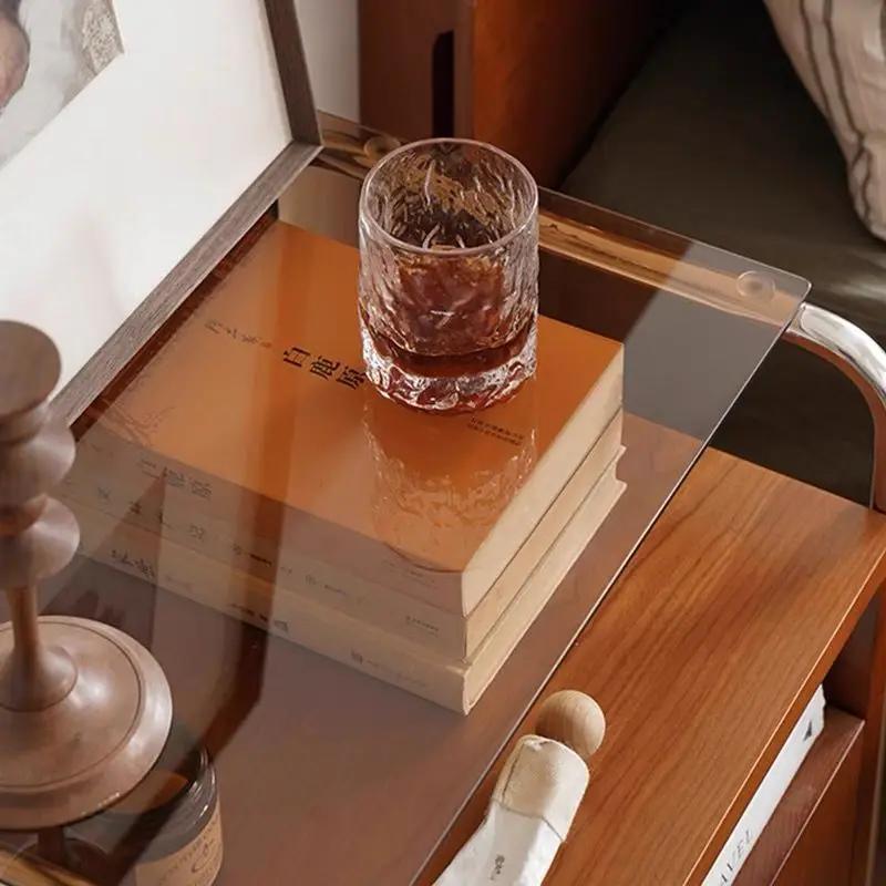 Table de chevet rétro en bois massif, casier moderne Simple pour chambre à coucher, petit appartemen