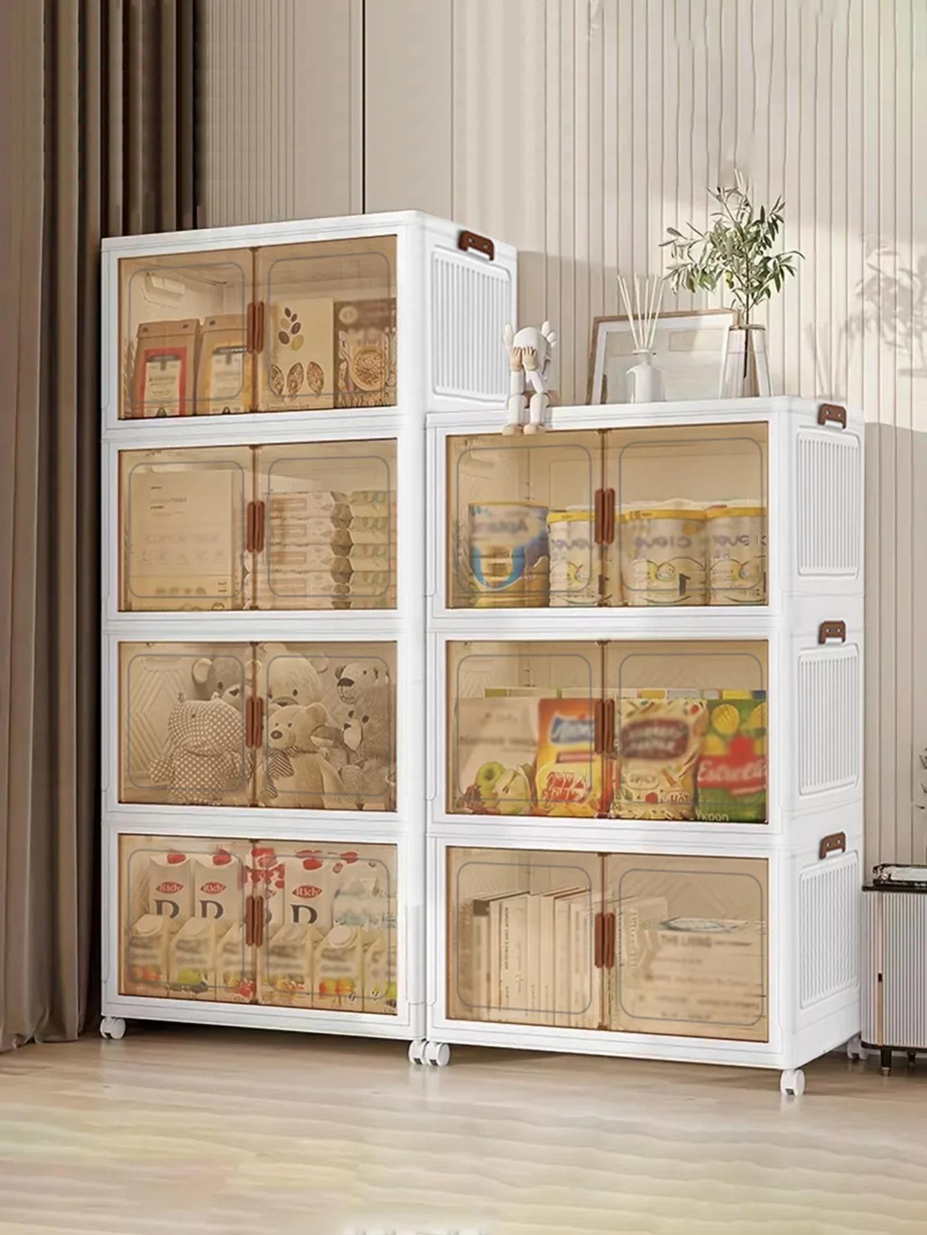 Bacs de rangement en plastique de 45 à 5 couches avec couvercles, conteneurs de rangement empilables