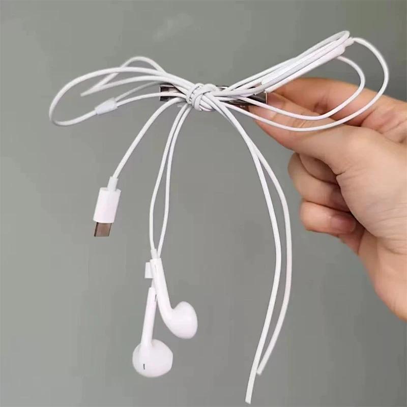    Barrettes à cheveux en fil de casque de mode coréenne - Harajuku mignonnes esthétiques recyclées