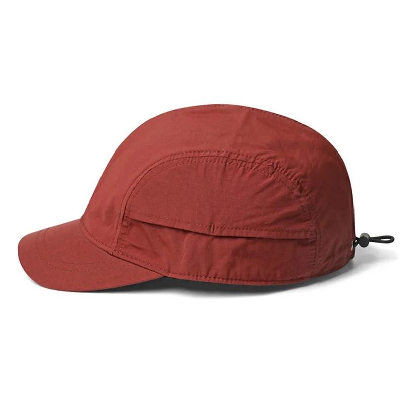 Casquette de baseball à bords courts de couleur unie, légère, en polyester à séchage rapide, fermetu