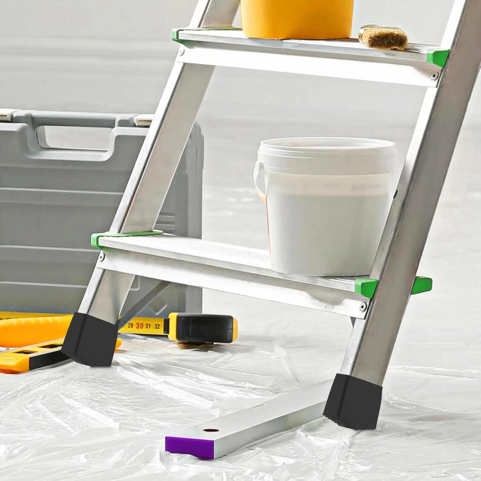 Couvre-pieds d'échelle en caoutchouc, 2 pièces, coussinets antidérapants, pieds de meubles pliables,