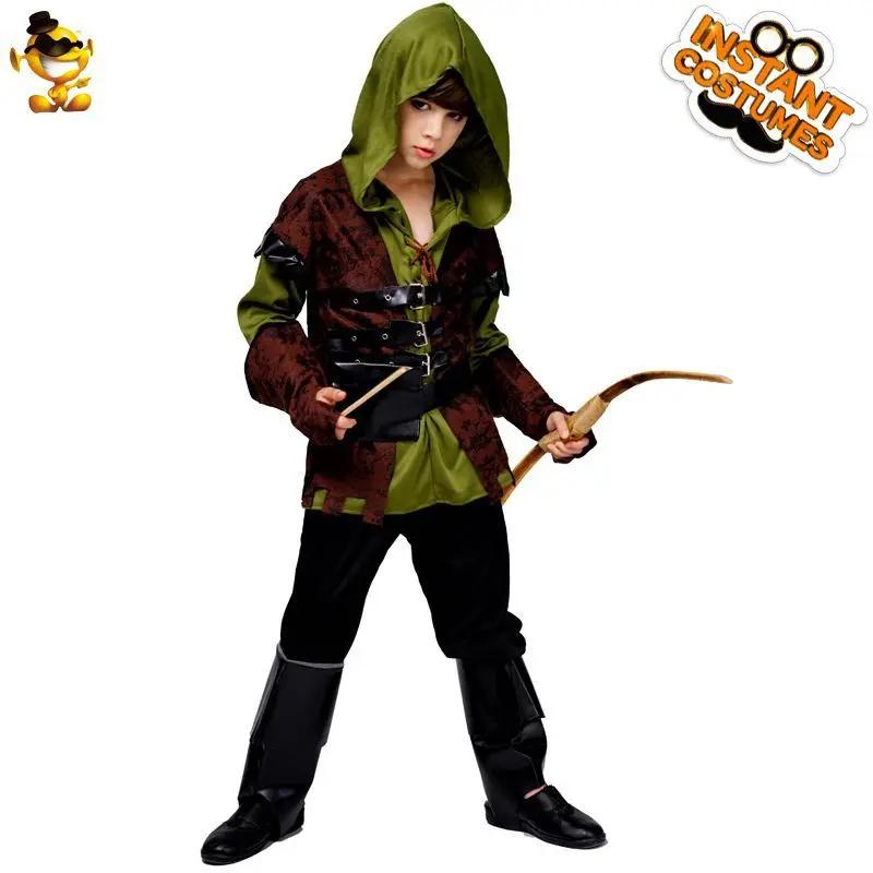Costume de chasseur pour garçons, tenue de chasseur pour fête de carnaval, jeu de rôle, déguisement