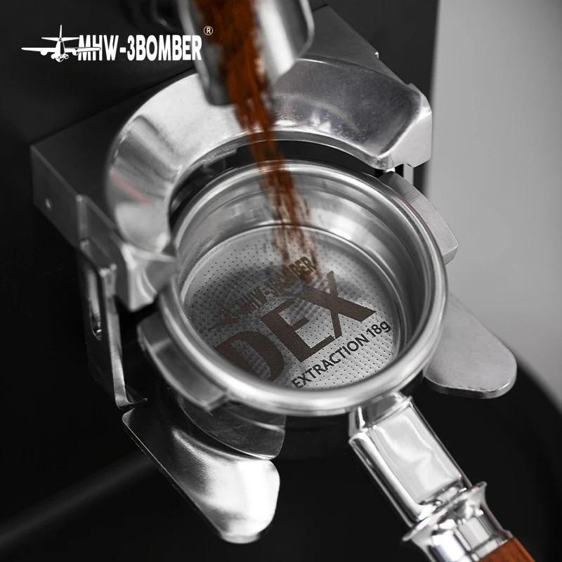 Panier-filtre à café expresso de précision MHW-3BOMBER DEX 58,5 mm avec tamis à pucks pour porte-fil