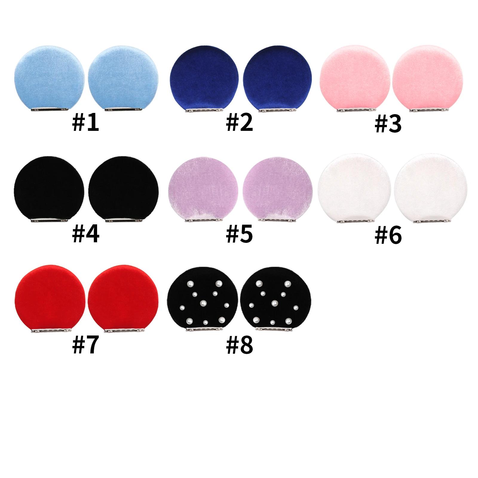 1 paire d'aimants en velours 3.3 pouces pour casquettes de Baseball pour enfants, bandeau de Festiva