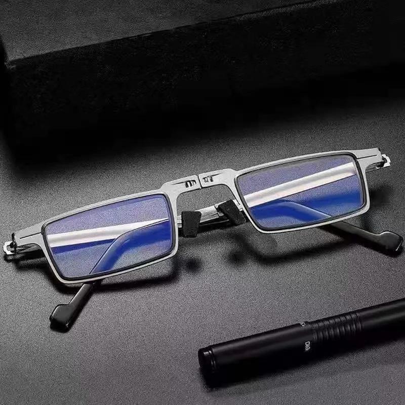 Lunettes de lecture pliantes hommes femmes Anti lumière bleue presbytie lunettes Antifatigue lunette