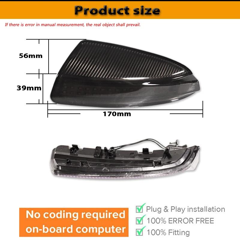 Clignotant dynamique LED, indicateur de rétroviseur latéral, pour Mercedes Benz classe C W204 S204 V