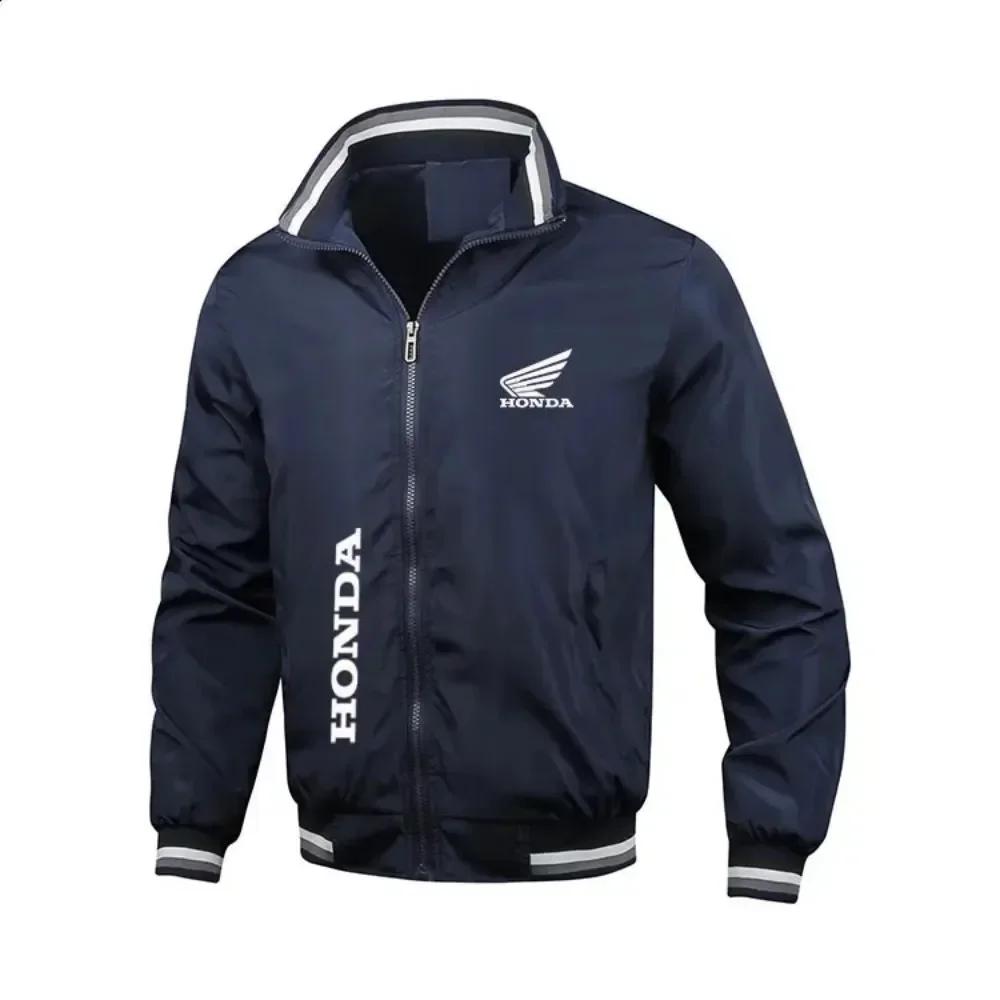 EsHonda moto Gold Wing GL1800 veste imprimée moto course équipe Bomber veste surdimensionné coupe-ve