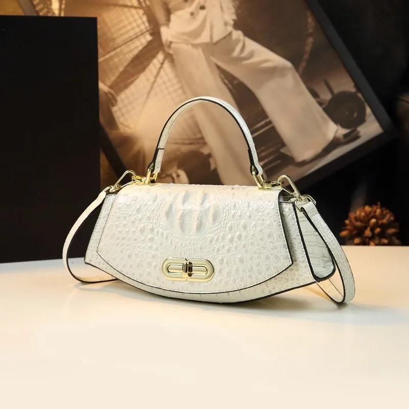 Sac bandoulière femme 2026, petit sac en cuir haut de gamme, nouveau style tendance, élégant et styl